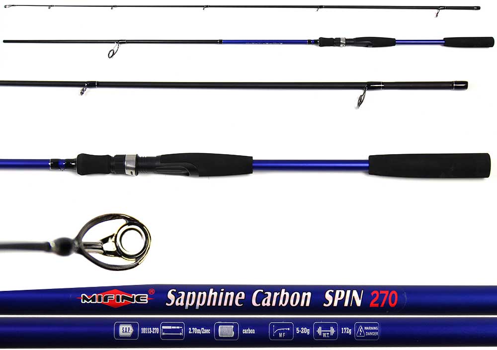 Спиннинг MIFINE SAPPHINE carbon SPIN 2,7м (5-20g) 10113