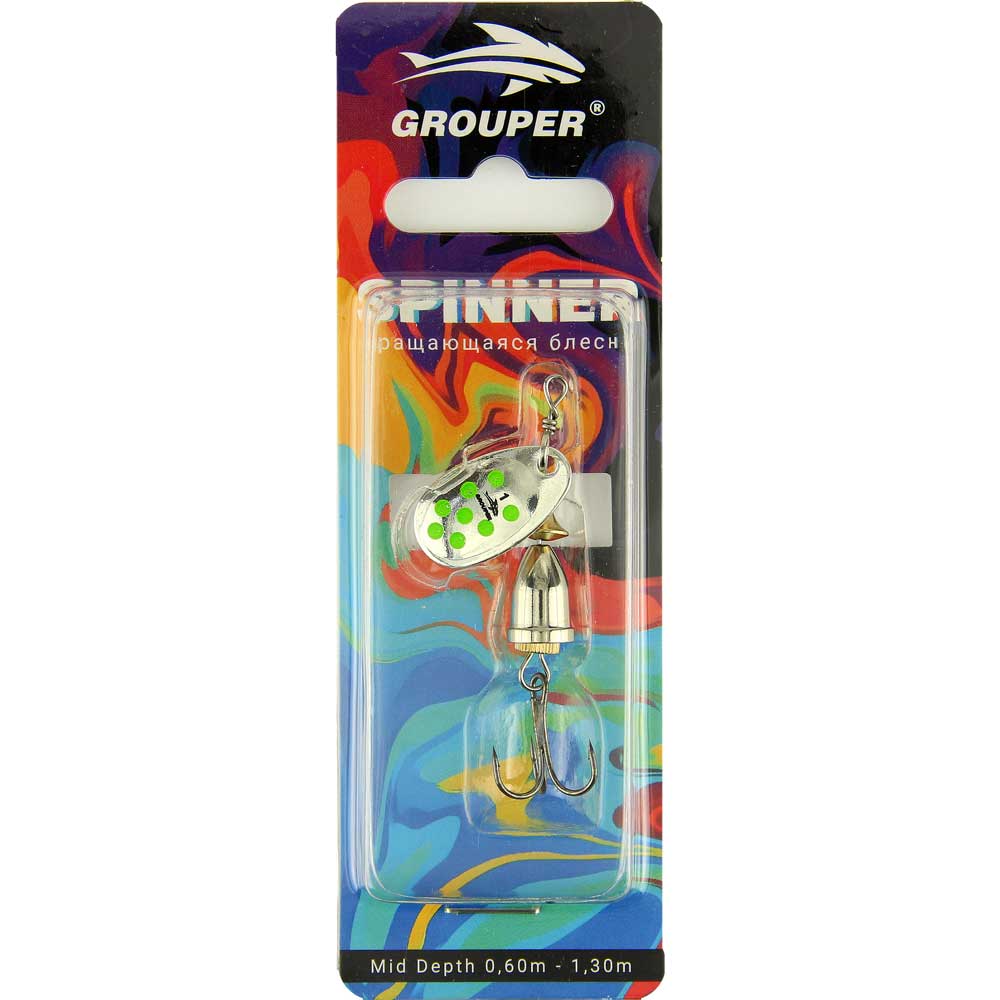Блесна вертушка Spinner Grouper 1 цвет 015
