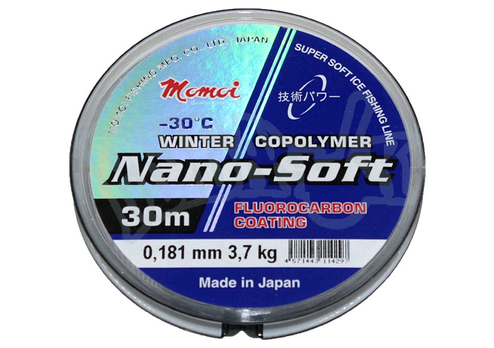 Леска Nano-Soft Winter 30м (0,203мм, 4,8кг) прозрачная