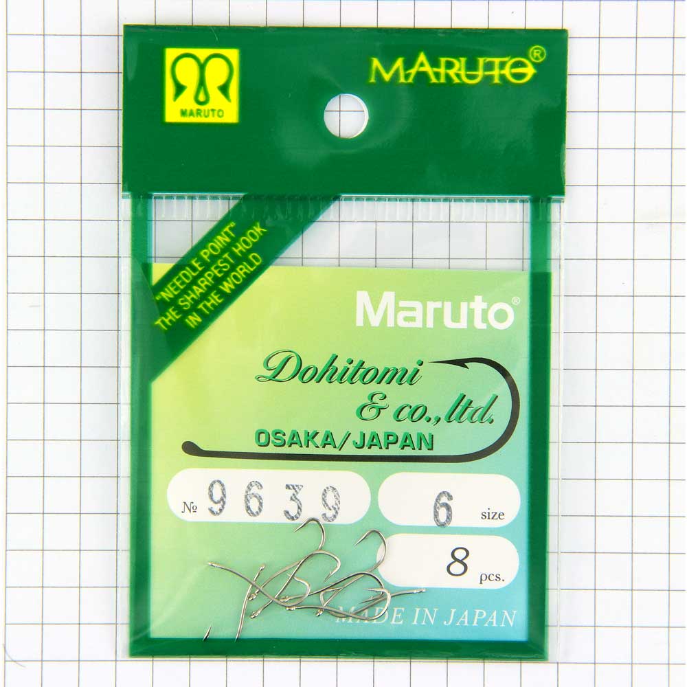 Крючки Maruto 9639 NI №6 (8шт.) универсал