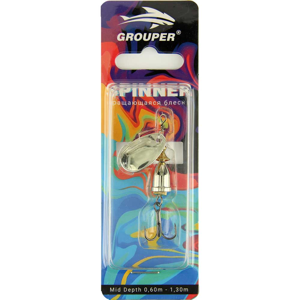 Блесна вертушка Spinner Grouper 1 цвет 012