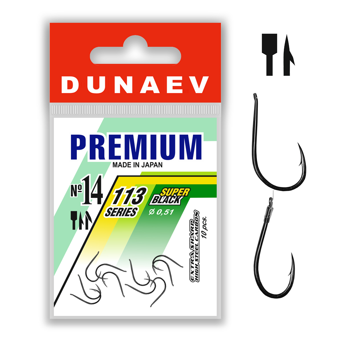 Крючок Dunaev Premium 113#14