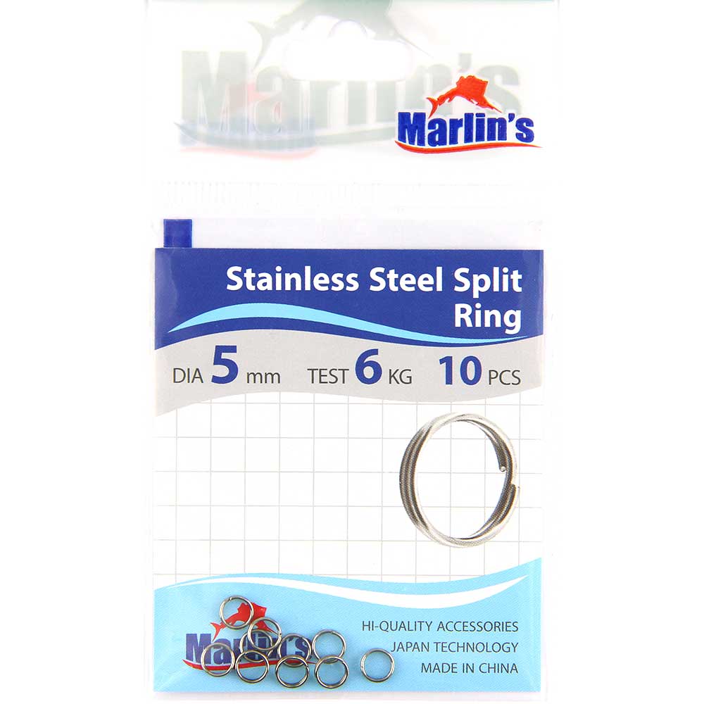 Заводные кольца "Marlin's" Stainless Steel  5мм уп. 10шт. SS8200-005