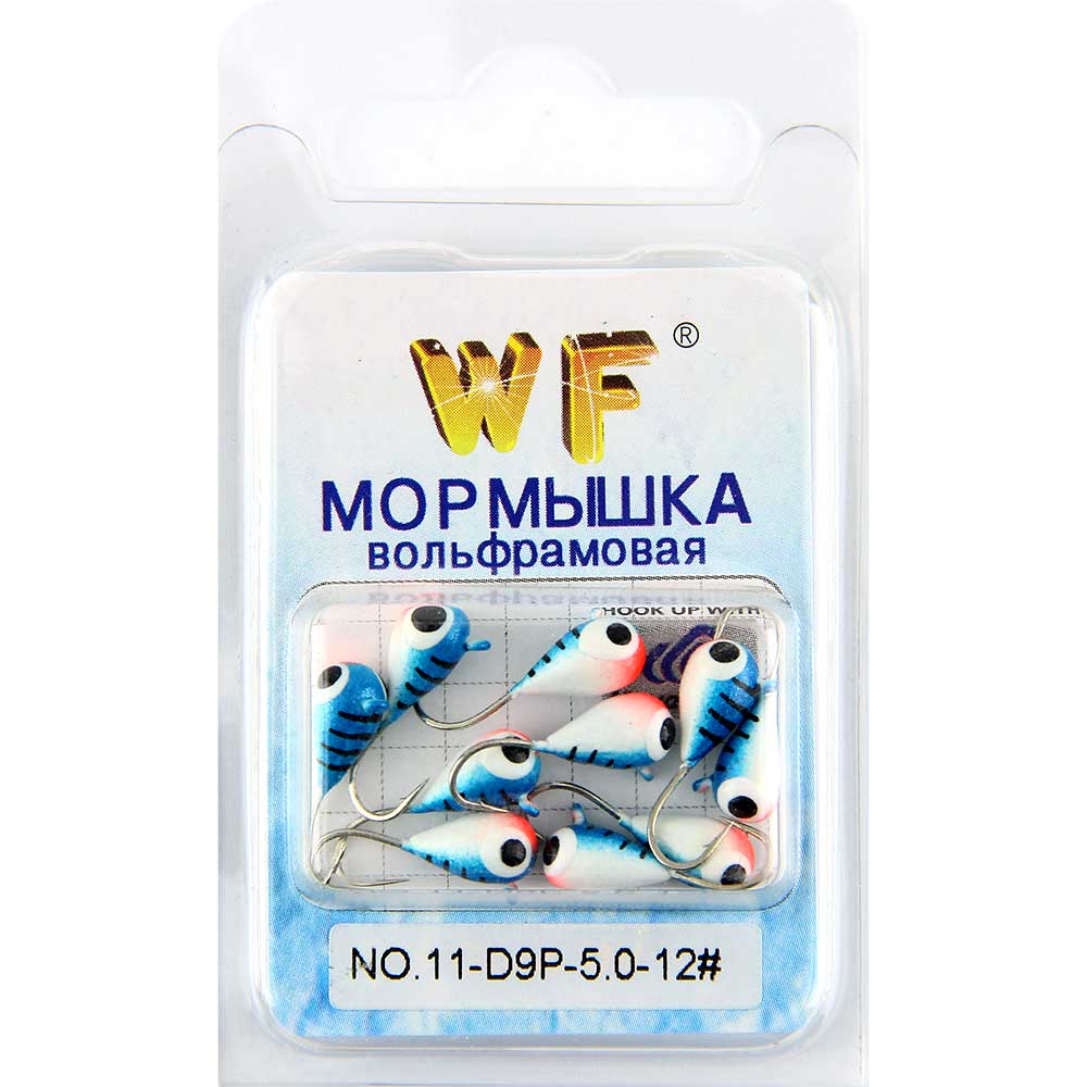 Мормышка вольфрам TungstenFish Капля с ушк.№11 d5мм (цвет Y-D9P) (10шт) 