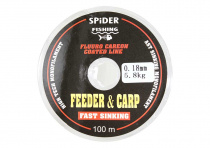 Леска непр SPIDER FEEDER&CARP 100m (0,20)