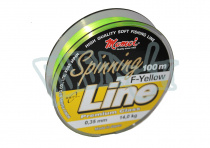 Леска Spinning Line F-Yellow 100м (035)