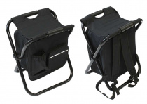 Стульчик скл с рюкзаком (черный) (BS-420-1) Китай