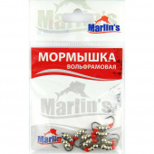 Мормышка вольфрам Marlin's Мураш №3 4,0мм/1,00гр цв.уп=10шт НИКЕЛЬ 7303-222