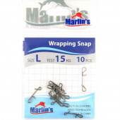 Застежка безузловая "Marlin's" Wrapping Snap size L уп.10шт. SH7011-002