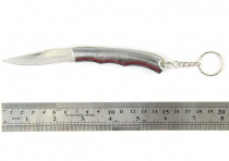 Нож складной металл на цепочке рис.рыба 327