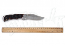 Нож скл. пластик под кость,зеркальная полировка,back lock С-163