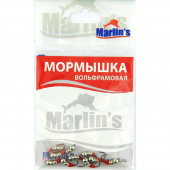 Мормышка вольфрам Marlin`s Мураш №2 (3,5мм 0,65гр) цв.НИКЕЛЬ (уп.- 10шт), 7302-222