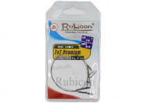 Поводок стальной RUBICON Premium 7х7 (5кг,30см,d=0,27мм) (2шт) 