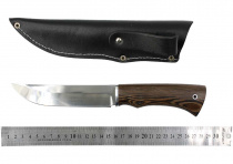 Нож Окский Ласка ст.65х13 Граб Дюраль (5520)