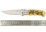 Нож складной ручка кость кноп. 20см 7038